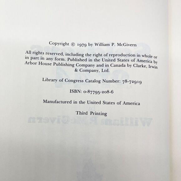 Soldiers of '44 William P McGivern 1979 Hardcover Third Printing Dust Jacket - Picture 8 of 13